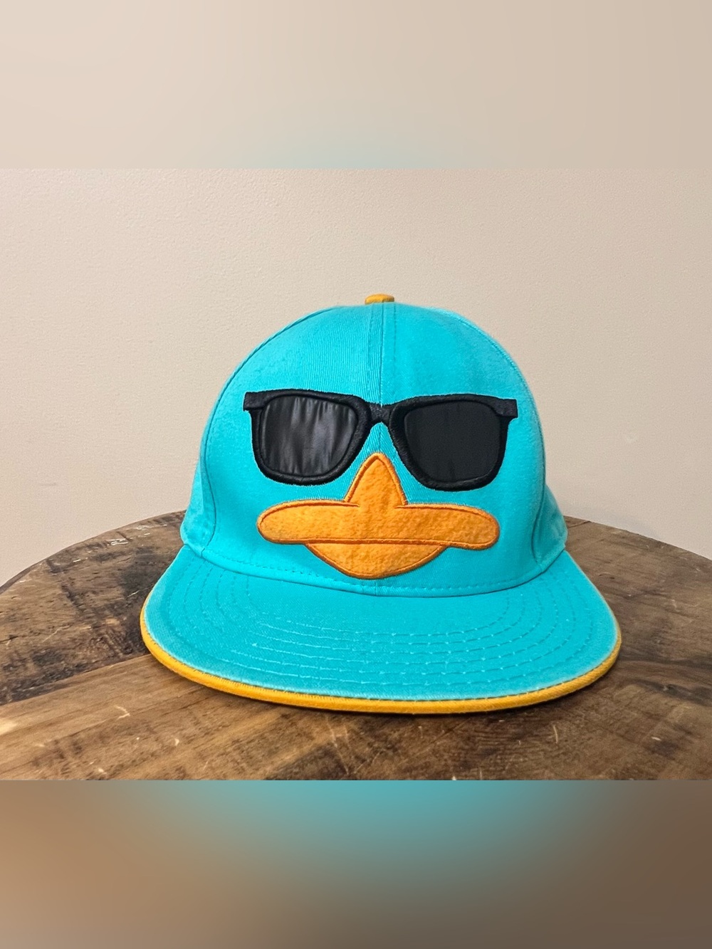 Perry the Platypus snapback hat from Disney's Phineas and Ferb